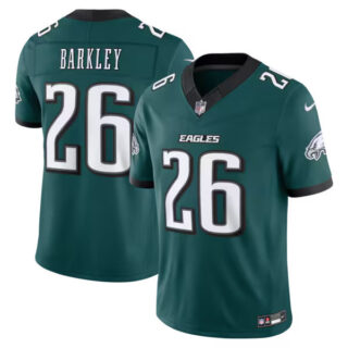 Saquon Barkley Philadelphia Eagles #26 Vapor F.U.S.E. Stitched Limited Jersey - Midnight Green