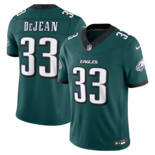 Cooper DeJean Philadelphia Eagles #33 Vapor F.U.S.E. Stitched Limited Jersey - Midnight Green