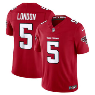 Drake London Atlanta Falcons #5 Vapor F.U.S.E. Stitched Limited Jersey - Red