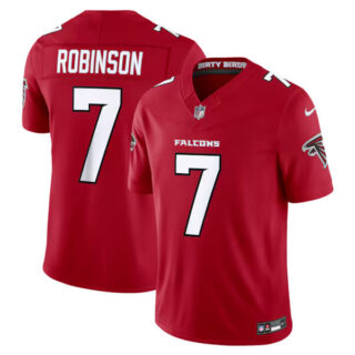 Bijan Robinson Atlanta Falcons #7 Vapor F.U.S.E. Stitched Limited Jersey - Red