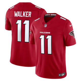 Jalon Walker Atlanta Falcons #11 Vapor F.U.S.E. Stitched Limited Jersey - Red