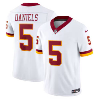 Jayden Daniels Washington Commanders #5 Vapor F.U.S.E. Stitched Limited Jersey - White