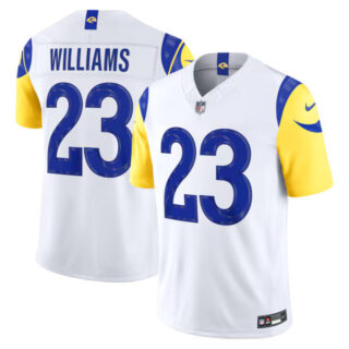 Kyren Williams Los Angeles Rams #23 Vapor F.U.S.E. Stitched Limited Jersey - White