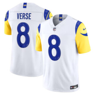 Jared Verse Los Angeles Rams #8 Vapor F.U.S.E. Stitched Limited Jersey - White