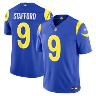 Matthew Stafford Los Angeles Rams #9 Vapor F.U.S.E. Stitched Limited Jersey - Royal