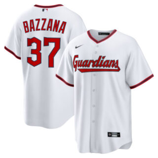 Travis Bazzana Cleveland Guardians #37 Home Jersey - White