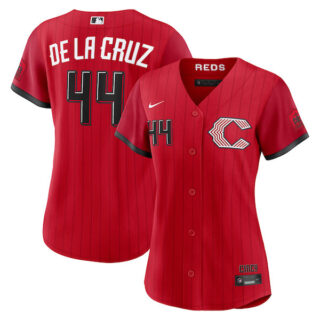Women's Elly De La Cruz Cincinnati Reds #44 2026 City Connect Stadium Jersey - Red