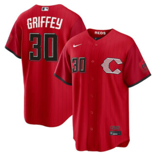 Ken Griffey Jr. Cincinnati Reds #30 2026 City Connect Stadium Jersey - Red