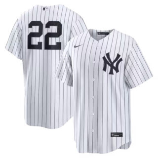 Ben Rice New York Yankees #22 Home Jersey - White