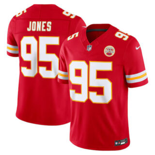 Chris Jones Kansas City Chiefs #95 Vapor F.U.S.E. Stitched Limited Jersey - Red
