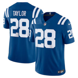 Jonathan Taylor Indianapolis Colts #28 Vapor F.U.S.E. Stitched Limited Jersey - Royal