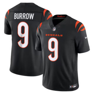 Joe Burrow Cincinnati Bengals #9 Vapor F.U.S.E. Stitched Limited Jersey - Black