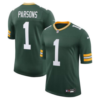 Micah Parsons Green Bay Packers #1 Vapor Untouchable Stitched Limited Jersey - Green