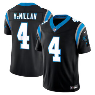 Tetairoa McMillan Carolina Panthers #4 Vapor F.U.S.E. Stitched Limited Jersey - Black