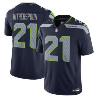 Devon Witherspoon Seattle Seahawks #21 Vapor F.U.S.E. Stitched Limited Jersey - College Navy