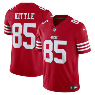 George Kittle San Francisco 49ers #85 Vapor F.U.S.E. Stitched Limited Jersey - Scarlet