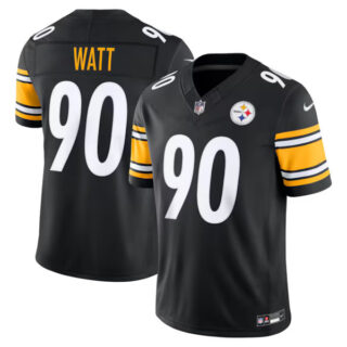 T.J. Watt Pittsburgh Steelers #90 Vapor F.U.S.E. Stitched Limited Jersey - Black