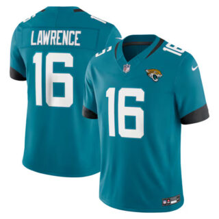 Trevor Lawrence Jacksonville Jaguars #16 Vapor F.U.S.E. Stitched Limited Jersey - Teal
