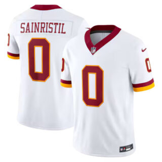 Mike Sainristil Washington Commanders #0 Vapor F.U.S.E. Stitched Limited Jersey - White