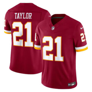 Sean Taylor Washington Commanders #21 Team Vapor F.U.S.E. Stitched Retired Limited Jersey - Burgundy
