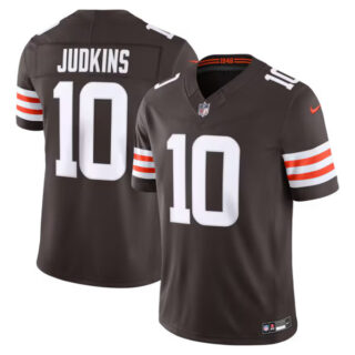 Quinshon Judkins Cleveland Browns #10 Vapor F.U.S.E. Stitched Limited Jersey - Brown