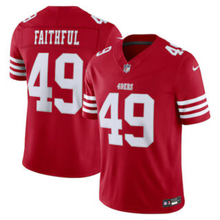 The Faithful San Francisco 49ers Vapor F.U.S.E. Stitched Limited Jersey - Scarlet
