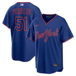 Freddy Peralta New York Mets #51 Alternate Jersey - Royal