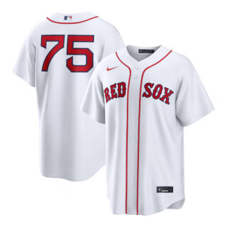 Carlos Narvaez Boston Red Sox #12 Home Jersey - White