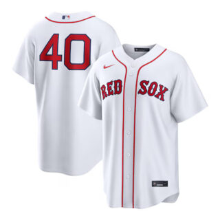 Willson Contreras Boston Red Sox #40 Home Jersey - White