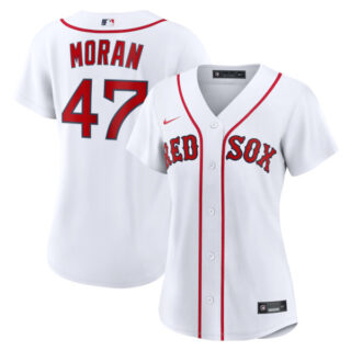 Women's Jovani Moran Boston Red Sox #47 Home Jersey - White