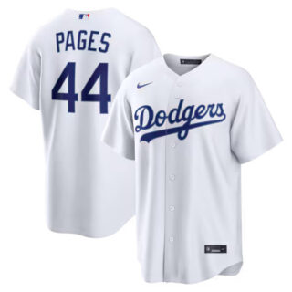 Andy Pages Los Angeles Dodgers #44 Home Jersey - White