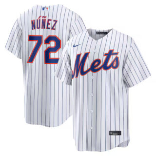 Dedniel Nunez New York Mets #72 Home Jersey - White