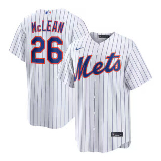 Nolan McLean New York Mets #26 Home Jersey - White