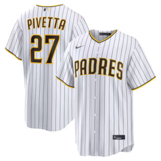 Nick Pivetta San Diego Padres #27 Home Jersey - White