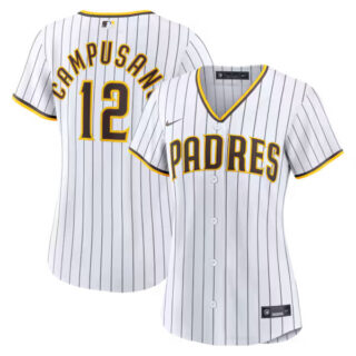 Women's Luis Campusano San Diego Padres #12 Home Jersey - White