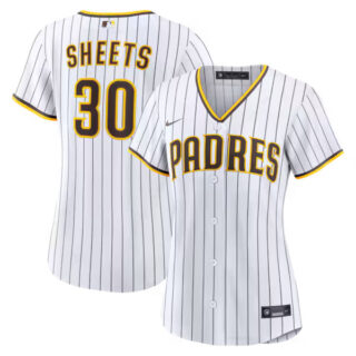 Women's Gavin Sheets San Diego Padres #30 Home Jersey - White