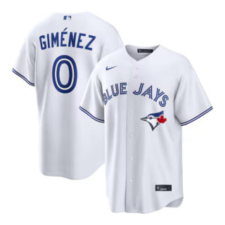 Andres Gimenez Toronto Blue Jays #0 Home Jersey - White