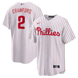 Justin Crawford Philadelphia Phillies #2 Home Jersey - White