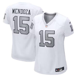 Women's Fernando Mendoza Las Vegas Raiders #15 Alternate Game Jersey - White