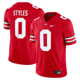 Men's Sonny Styles #0 Ohio State Buckeyes Game Jersey - Scarlet