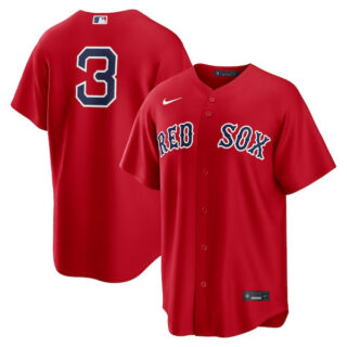 Ceddanne Rafaela Boston Red Sox #3 Alternate Jersey - Red