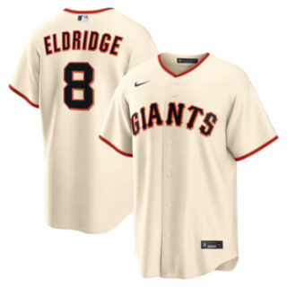 Bryce Eldridge San Francisco Giants #8 Home Jersey - Cream