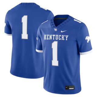 Men's #1 Kentucky Wildcats Game Jersey - Royal