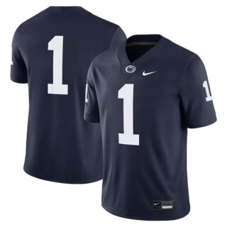 Men's #1 Penn State Nittany Lions Game Jersey - Navy