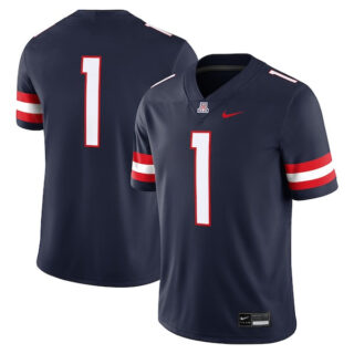 Men's #1 Arizona Wildcats Game Jersey - Navy
