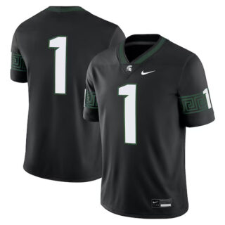 Men's Michigan State Spartans Alternate Game Jersey - Black