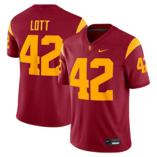 Men's Ronnie Lott USC Trojans Alumni Game Jersey - Cardinal