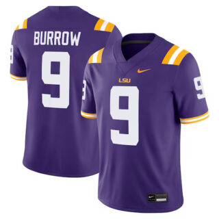 Men's Joe Burrow LSU Tigers Alumni Game Jersey - Purple