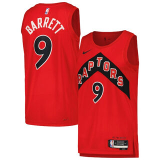 Women's RJ Barrett Toronto Raptors #9 Swingman Player Jersey - Icon Edition - Red