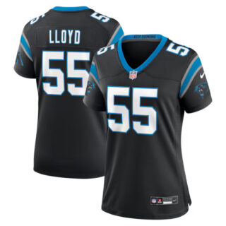 Women's Devin Lloyd Carolina Panthers #55 Team Game Jersey - Black